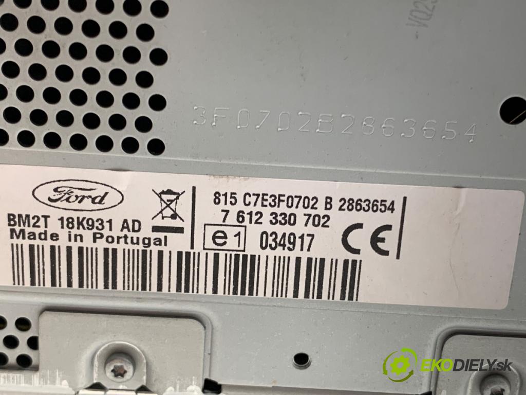 FORD S-MAX nadwozie wielkoprzestrzenne (MPV) 2011 176 kW 2.0 EcoBoost 1999 RADIO Navigácia BM2T18K931AD (Audio zariadenie)
