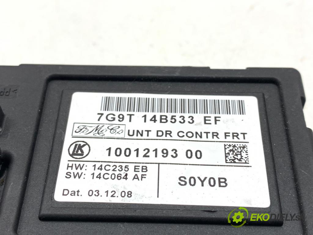 VOLVO XC60 I SUV 2009 136 kW D5 AWD 2400 Modul Dvere ľavy predný 7G9T14B533EF (Riadiaca jednotka dverí)