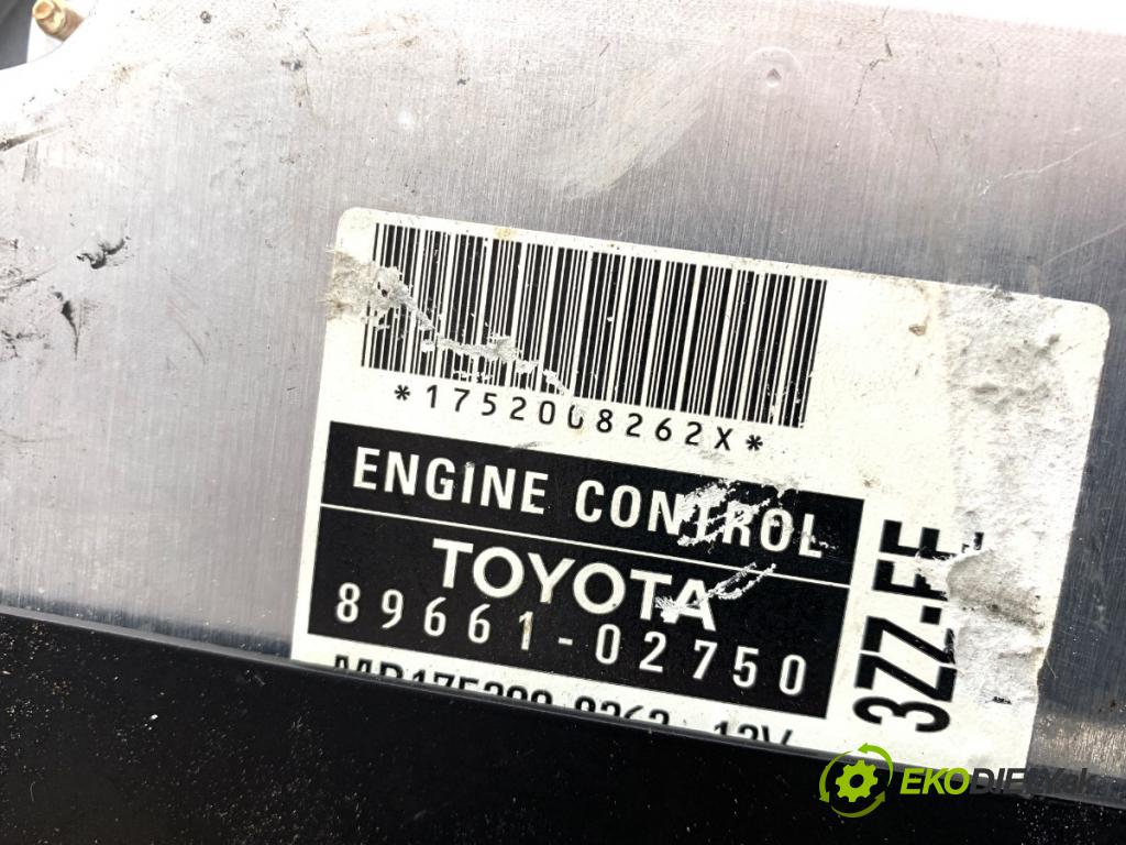 TOYOTA COROLLA E12 sedan 2002 81 kW 1.6 VVT-i (ZZE121_) 1598 řídící jednotka motora 89661-02750 (Řídicí jednotka)