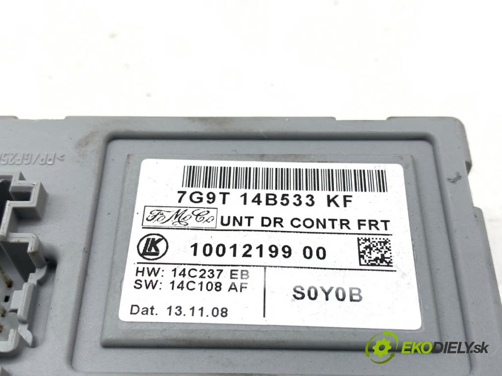 VOLVO XC60 I SUV 2009 136 kW D5 AWD 2400 Modul Dvere pravy predný 7G9T14B533KF (Riadiaca jednotka dverí)