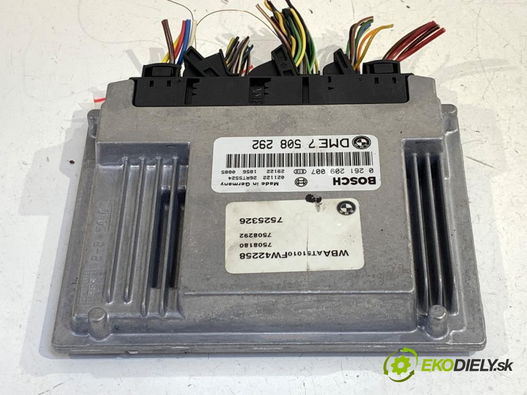 BMW E46 liftback 2003 85 kW 316 ti 1596 riadiaca jednotka Motor 7508292 (Riadiaca jednotka)