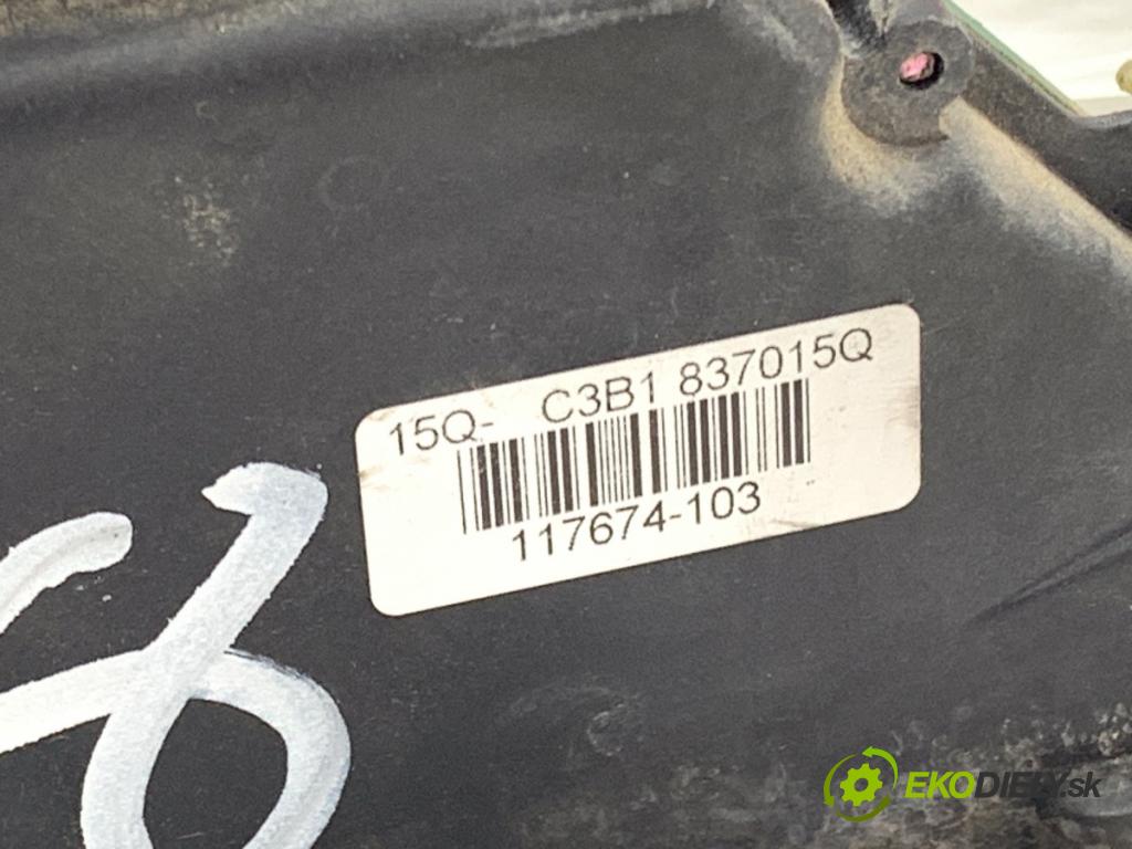 VW PASSAT B5 FL Kombi 2003 74 kW 1.9 TDI 1896 zámok Dvere ľavy predný 3B1837015Q