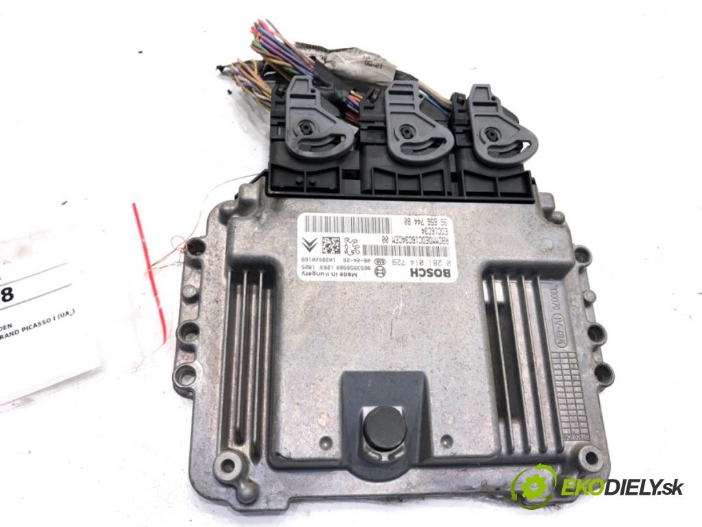 CITROEN C4 PICASSO I nadwozie wielkoprzestrzenne (MPV) 2008 80 kW 1.6 HDi 1560 riadiaca jednotka Motor 9665674480 (Riadiaca jednotka)