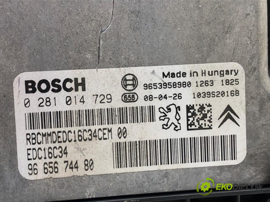 CITROEN C4 PICASSO I nadwozie wielkoprzestrzenne (MPV) 2008 80 kW 1.6 HDi 1560 riadiaca jednotka Motor 9665674480 (Riadiaca jednotka)