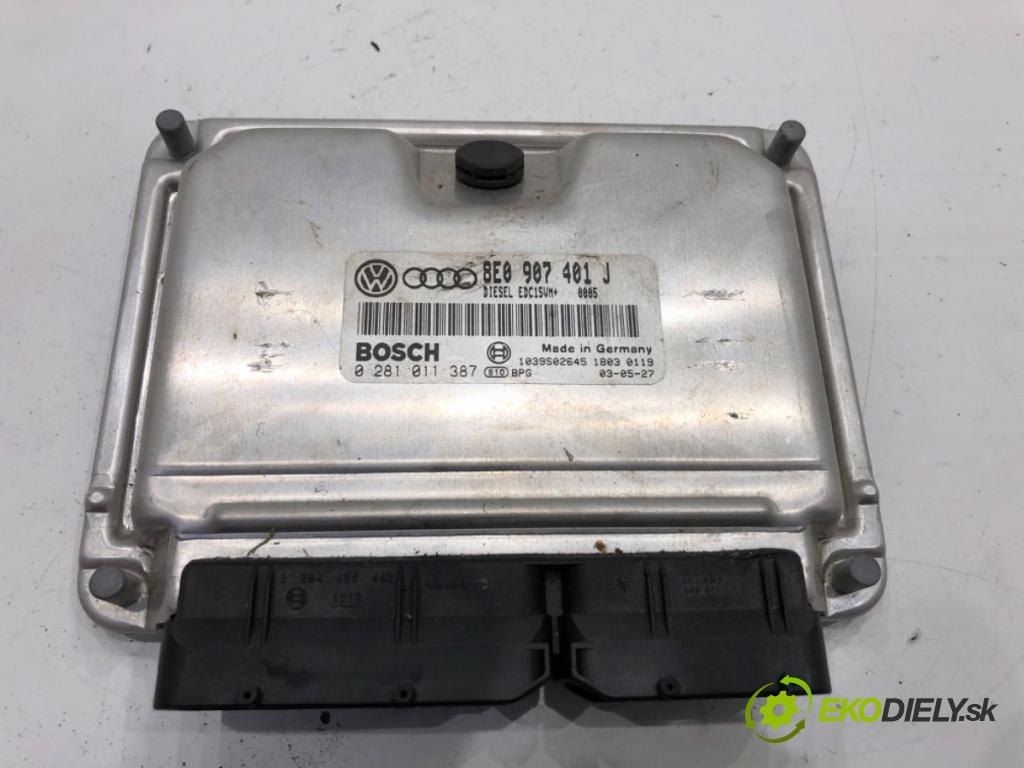 AUDI A6 C5 Kombi 2003 132 kW 2.5 TDI quattro 2496 riadiaca jednotka Motor 8E0907401J (Riadiaca jednotka)