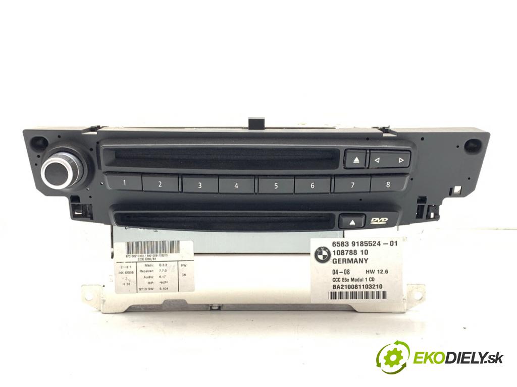 BMW E61 Kombi 2008 130 kW 520 d 1995 RADIO 9185524 (Audio zařízení)