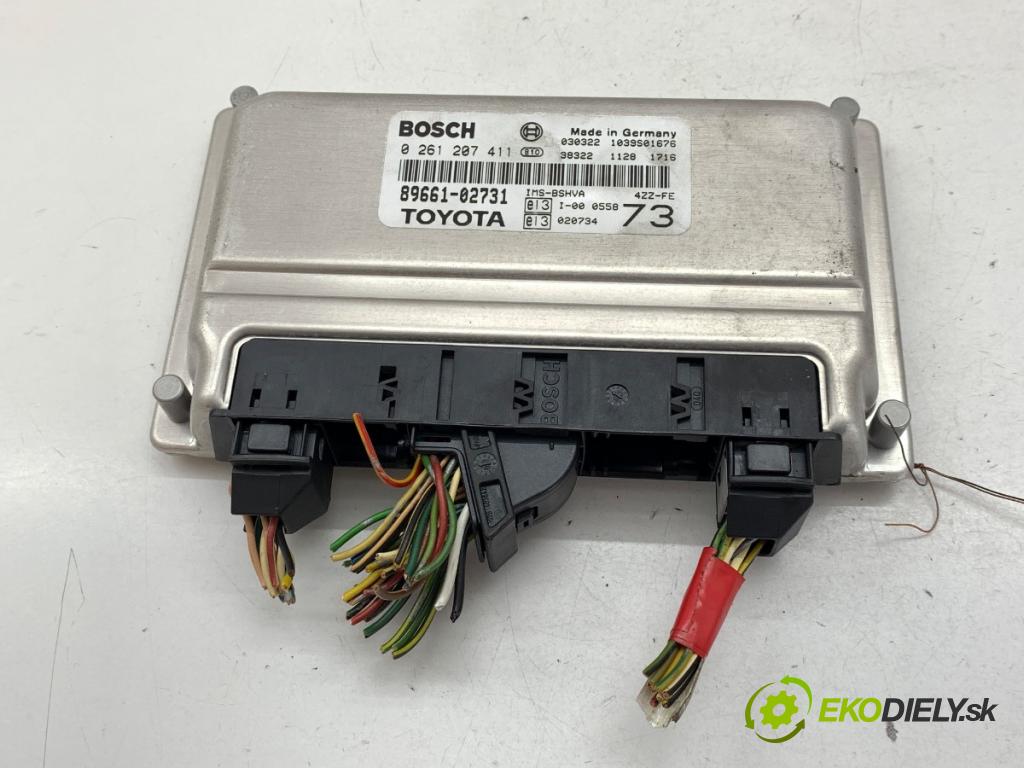 TOYOTA COROLLA E12 liftback 2003 71 kW 1.4 VVT-i (ZZE120_) 1398 riadiaca jednotka Motor 89661-02731 (Riadiaca jednotka)