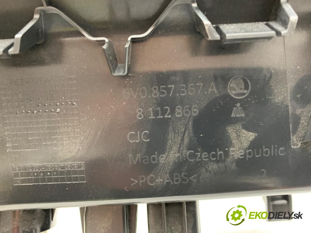 SKODA FABIA III Kombi 2017 77 kW 1.4 TDI 1422 HNÍZDO: USB 6V0857367A