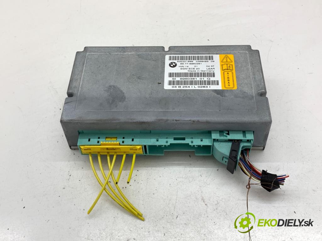 BMW E60 sedan 2004 125 kW 520 i 2171 senzor airbag 6960381 (Snímač)