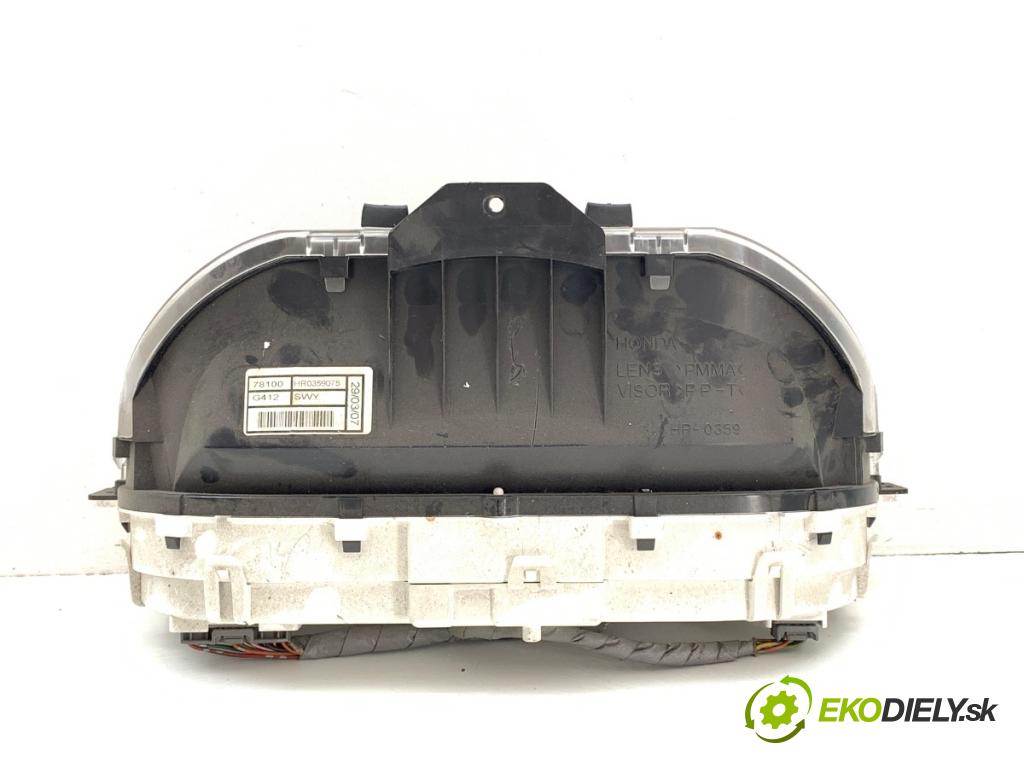 HONDA CR-V III SUV 2007 103 kW 2.2 i-CTDi 4WD (RE6) 2204 prístrojovka  (Přístrojová deska)