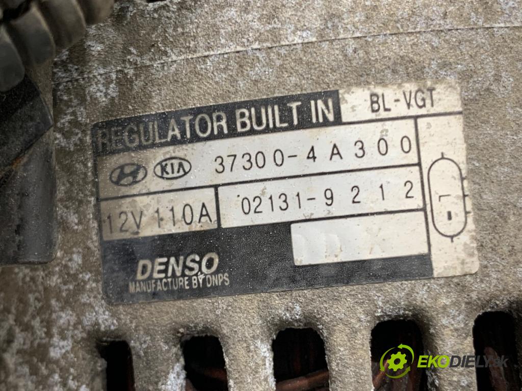 KIA SORENTO I SUV 2008 125 kW 2.5 CRDi 2497 Alternátor 37300-4A300 (Alternátor)