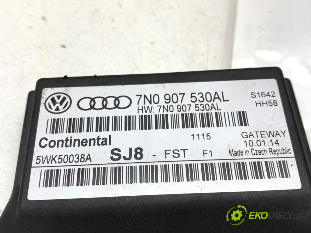 SKODA SUPERB II liftback 2014 103 kW 2.0 TDI 1968 modul GATEWAY 7N0907530AL