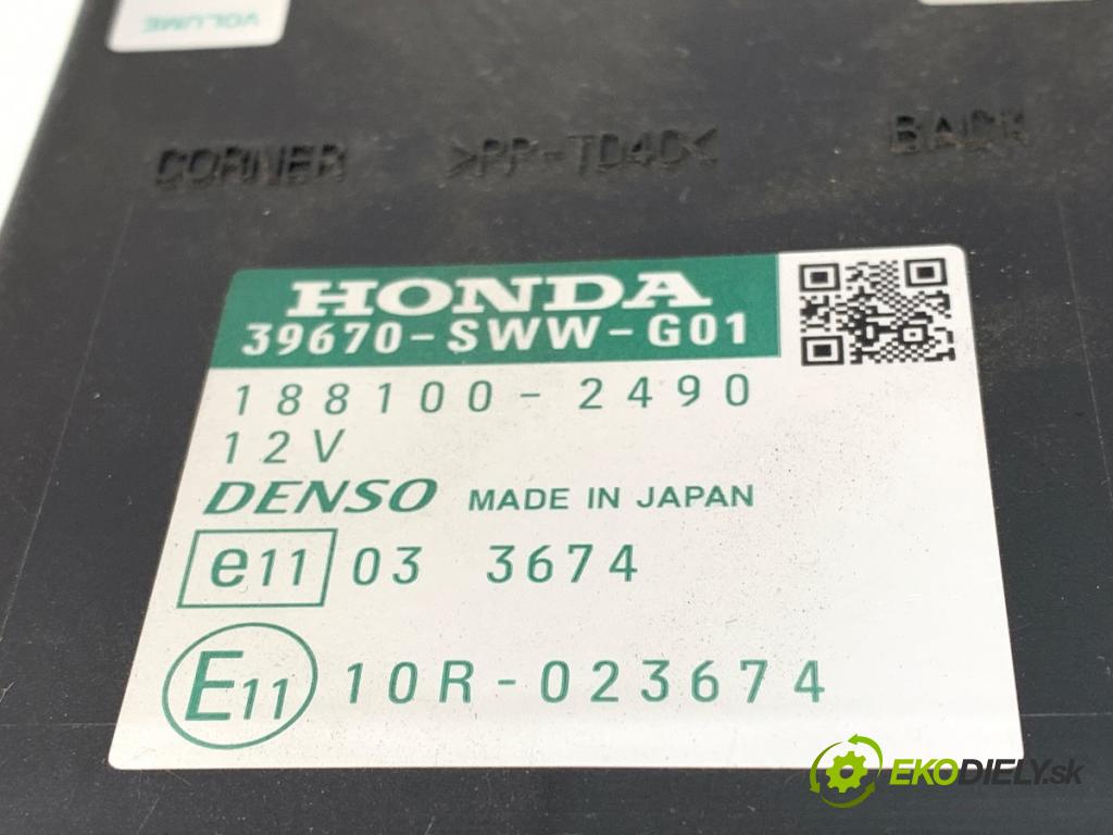 HONDA CR-V III SUV 2007 103 kW 2.2 i-CTDi 4WD (RE6) 2204 Modul PDC 188100-2490 (Riadiaca jednotka ostatné)
