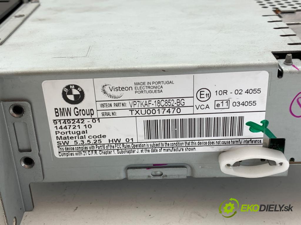 BMW E61 Kombi 2007 173 kW 530 d 2993 RADIO 9149242 (Audio zariadenie)
