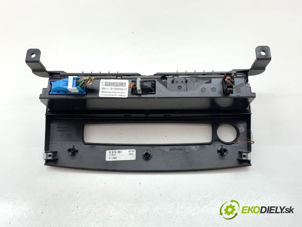 BMW E61 Kombi 2007 173 kW 530 d 2993 Panel ovládania kúrenia 9155649 (Prepínacie páčky pod volantom)