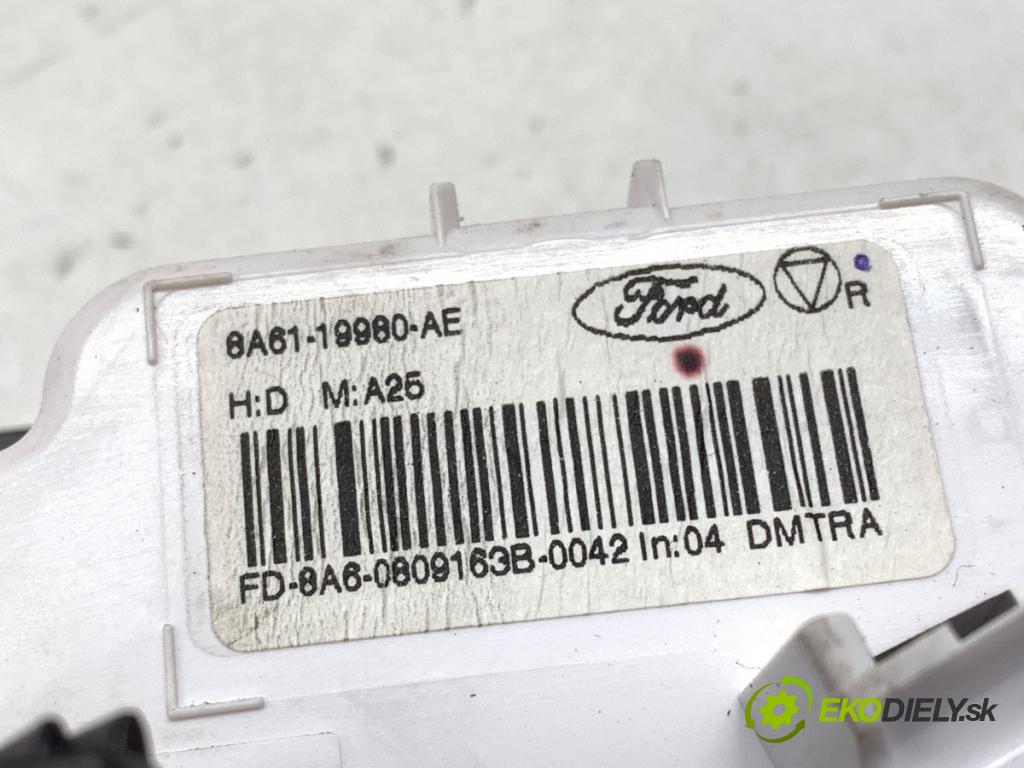 FORD FIESTA MK7 liftback 2008 60 kW 1.25 1242 Panel ovládania kúrenia 8A61-19980-AE (Prepínacie páčky pod volantom)