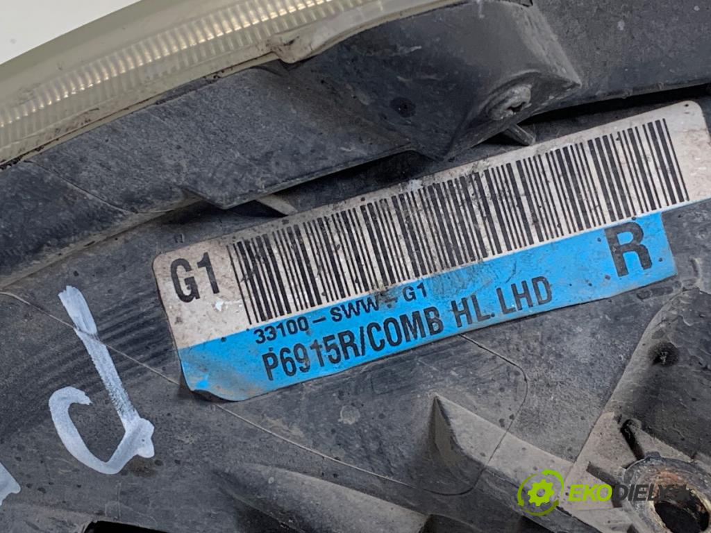 HONDA CR-V III SUV 2007 103 kW 2.2 i-CTDi 4WD (RE6) 2204 Svetlomet pravy predný 33100-SWW-G1
