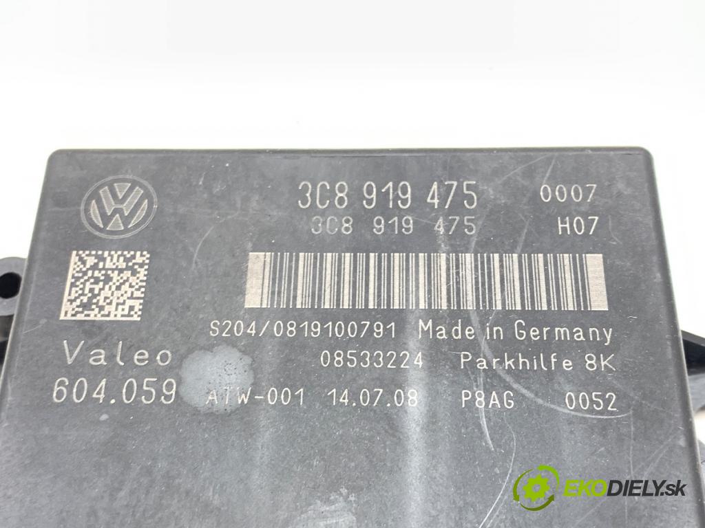 VW PASSAT CC B6 coupe 2008 103 kW 2.0 TDI 1968 Modul PDC 3C8919475 (Riadiaca jednotka ostatné)