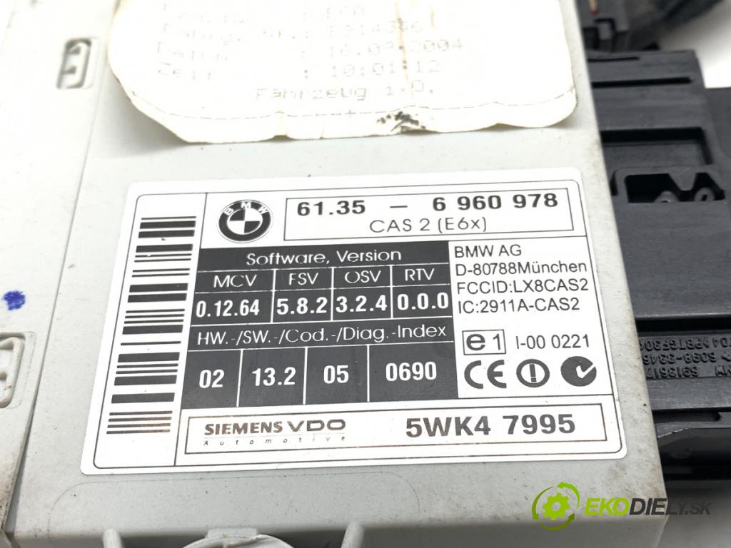 BMW E60 sedan 2004 125 kW 520 i 2171 modul CAS 6960978