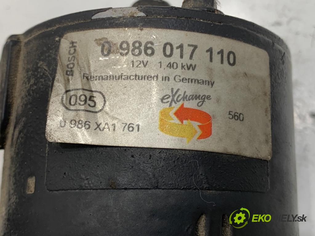 BMW E60 sedan 2004 125 kW 520 i 2171 Štartér 0986017110 (Štartér)