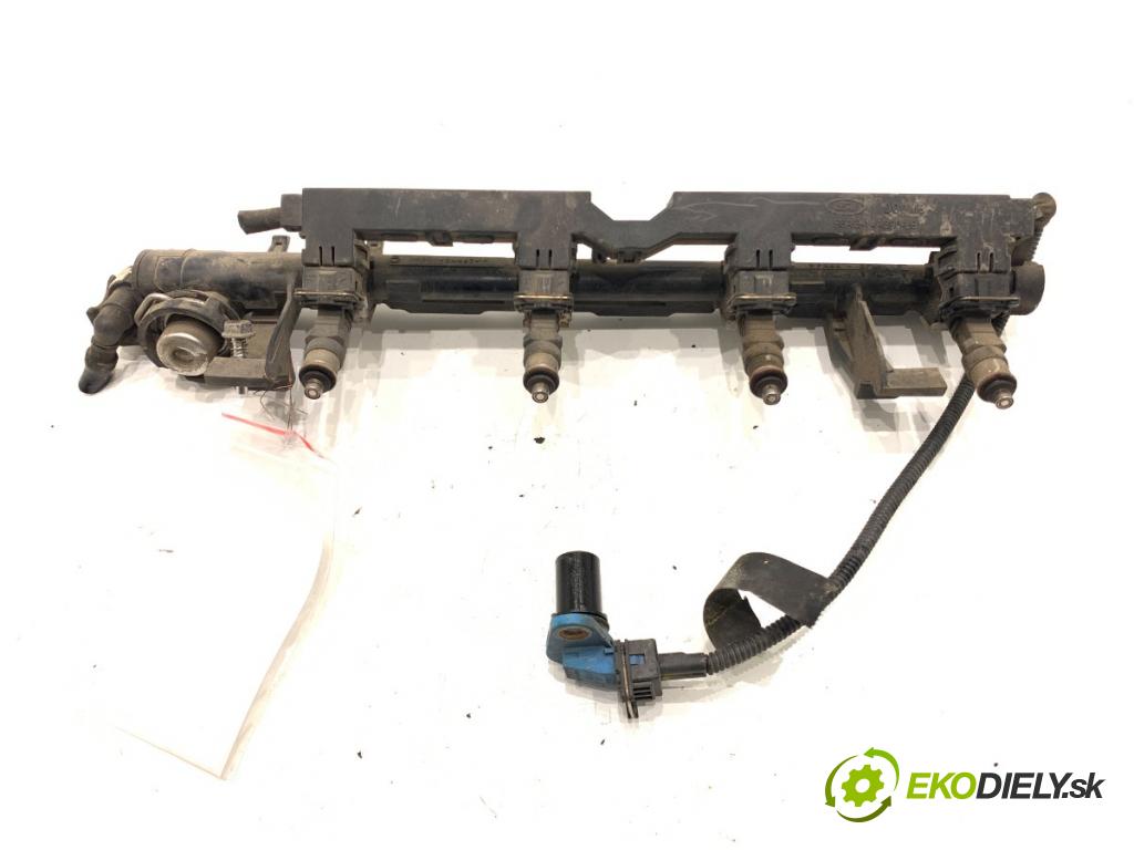 FORD FIESTA MK7 liftback 2008 60 kW 1.25 1242 lišta vstřikovací 8A6G-9H487-AA (Vstřikovací lišta)