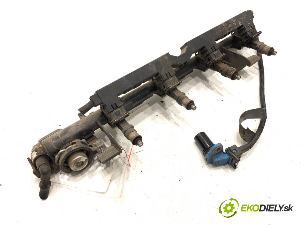 FORD FIESTA MK7 liftback 2008 60 kW 1.25 1242 lišta vstřikovací 8A6G-9H487-AA (Vstřikovací lišta)