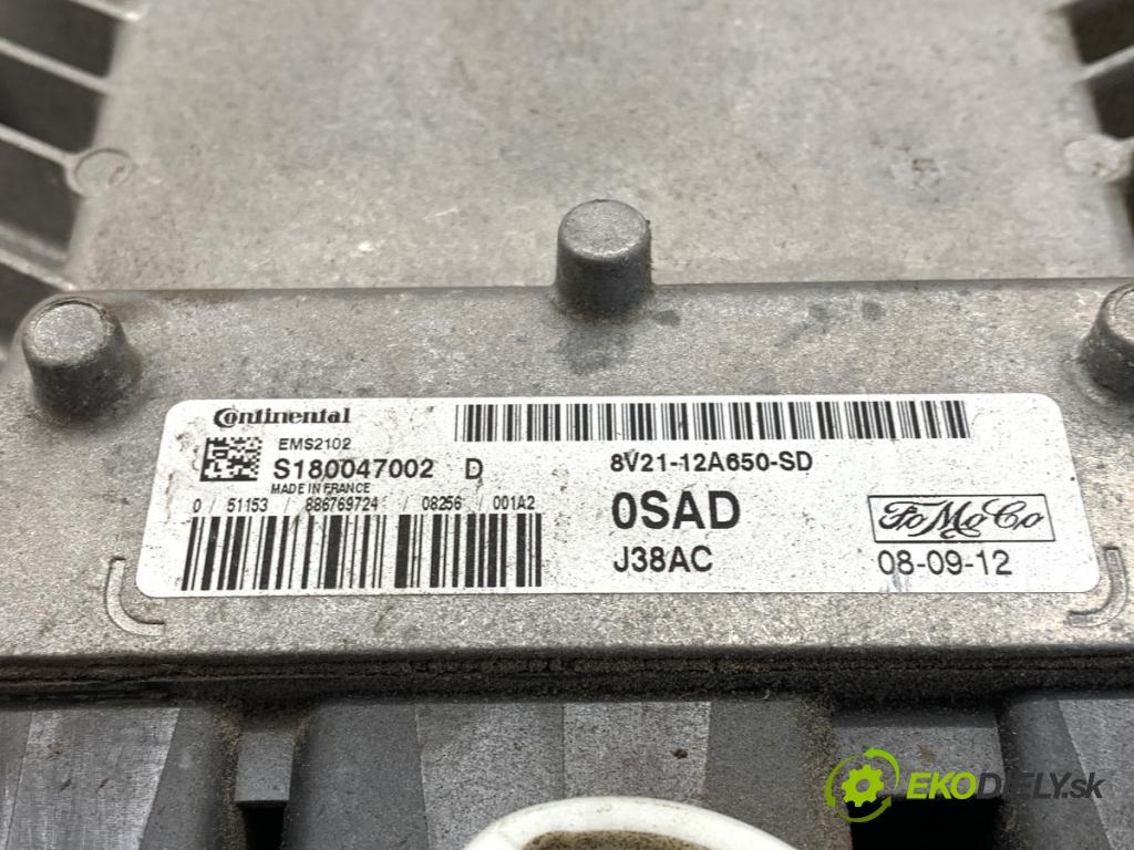FORD FIESTA MK7 liftback 2008 60 kW 1.25 1242 řídící jednotka motora 8V21-12A650-SD (Řídicí jednotka)