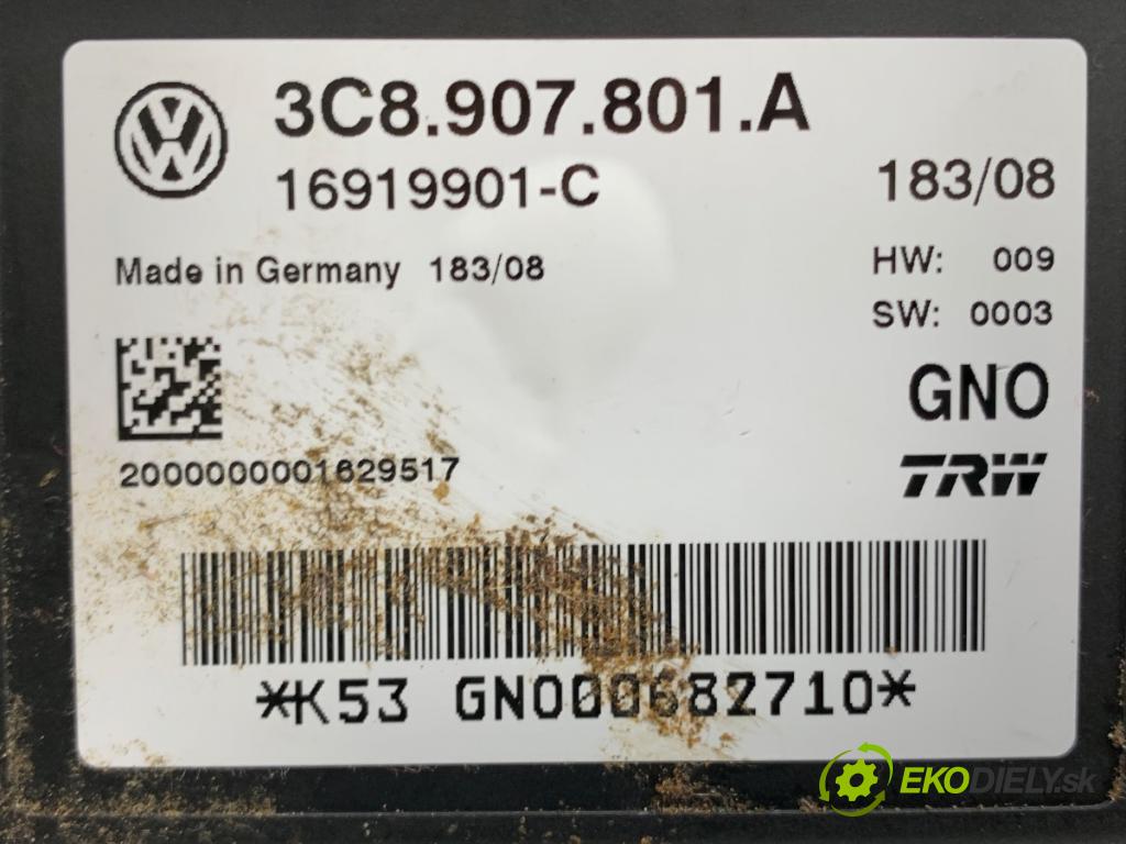 VW PASSAT CC B6 coupe 2008 103 kW 2.0 TDI 1968 Modul brzdy ručnej brzdy 3C8907801A