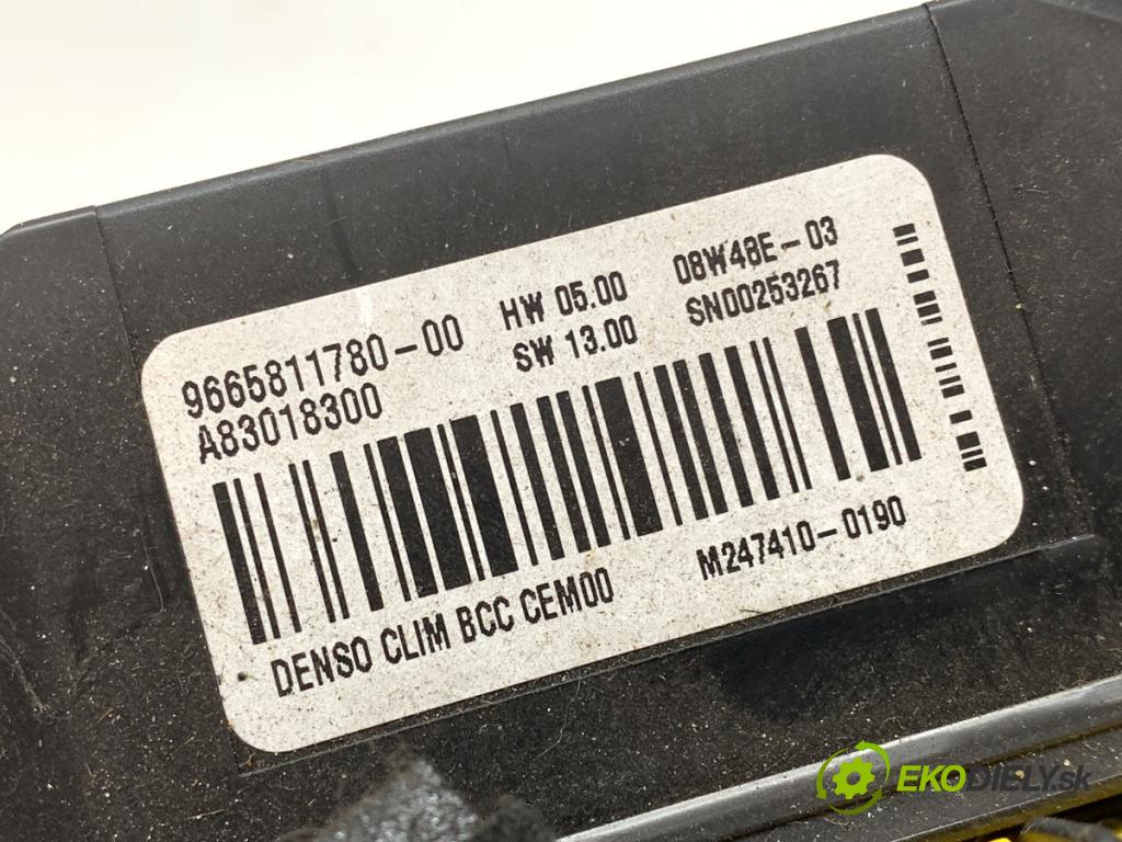 CITROEN C4 PICASSO I nadwozie wielkoprzestrzenne (MPV) 2009 80 kW 1.6 HDi 1560 modul KLIMATIZÁCE 9665811780