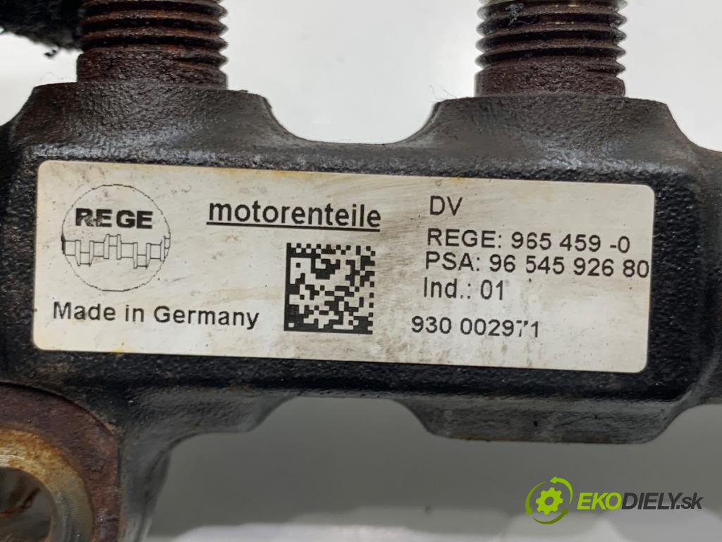 CITROEN C4 PICASSO I nadwozie wielkoprzestrzenne (MPV) 2009 80 kW 1.6 HDi 1560 Lišta vstrekovacia 9654592680 (Vstrekovacia lišta)
