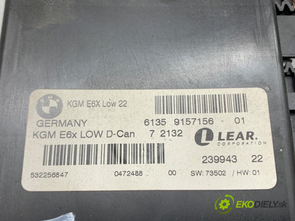 BMW E61 Kombi 2007 173 kW 530 d 2993 Modul komfortu 9157156 (Modul komfortu)