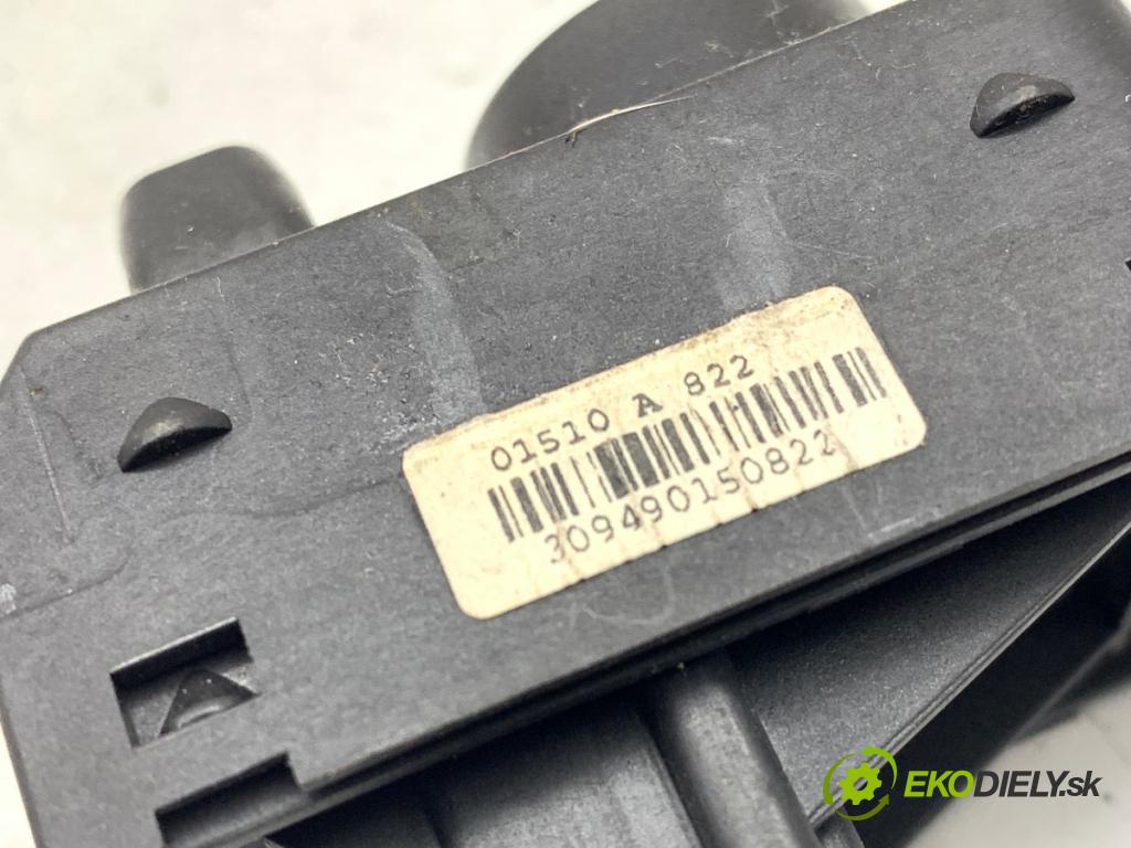 FIAT PUNTO EVO liftback 2010 55 kW 1.3 D Multijet (199AXC1A, 199BXC1A, 199AXT1A, 199BXT1A) 1248 Prepínač nastavenia spätných zrkadiel  (Prepínacie páčky pod volantom)