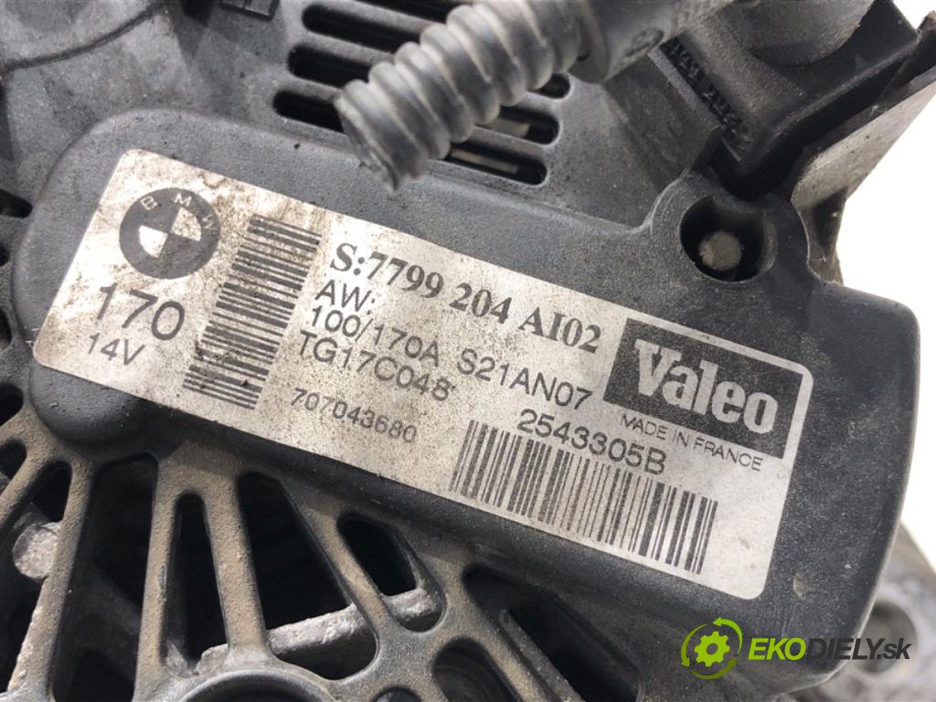 BMW E61 Kombi 2007 173 kW 530 d 2993 Alternátor 7799204 (Alternátor)