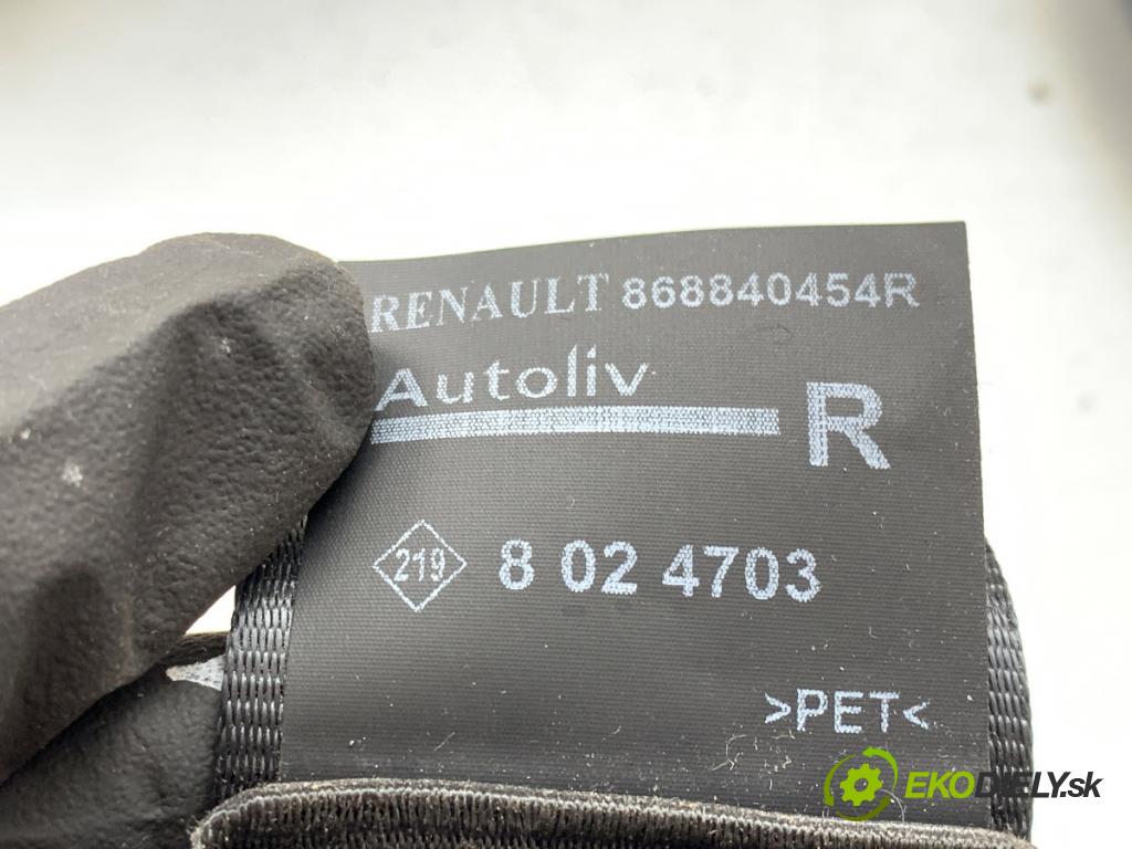 RENAULT CLIO IV liftback 2018 54 kW 1.2 16V 1149 Držiak BEZPEČNOSŤ pravy predný 868840454R