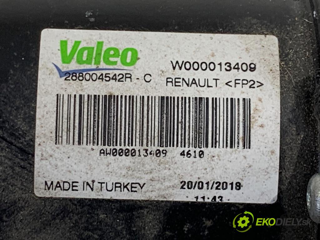 RENAULT CLIO IV liftback 2018 54 kW 1.2 16V 1149 mechanismus stěračů přední část 288004542R (Motorek stěračů přední)