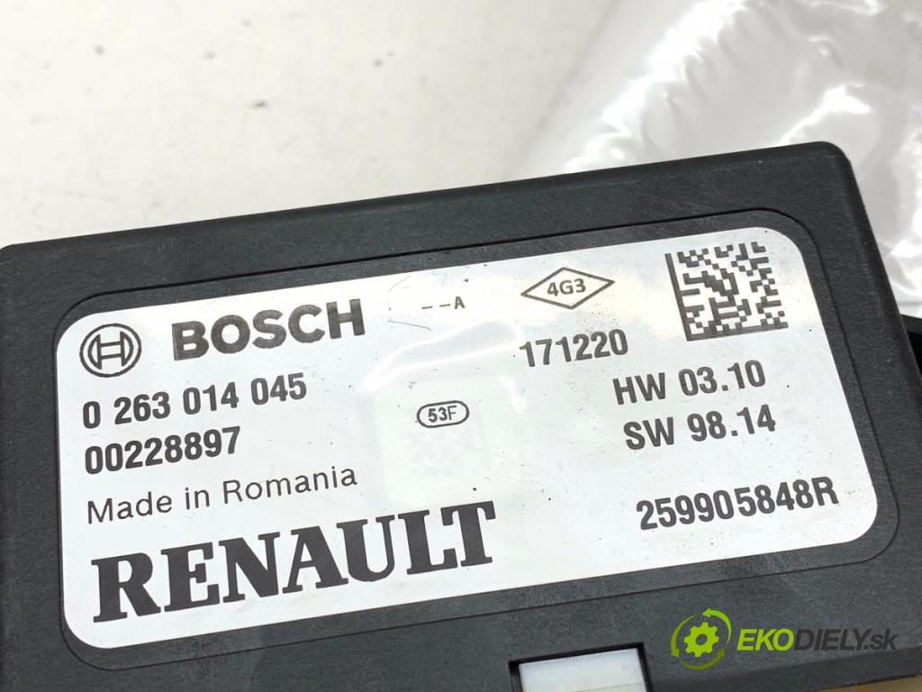 RENAULT CLIO IV liftback 2018 54 kW 1.2 16V 1149 Modul PDC 259905848R (Riadiaca jednotka ostatné)