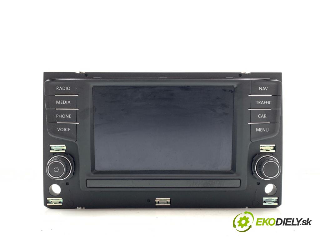 VW GOLF VII Kombi 2015 81 kW 1.6 TDI 1598 RADIO 3G0919605D (Audio zariadenie)