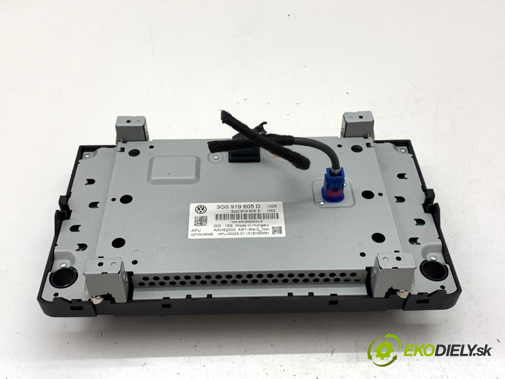 VW GOLF VII Kombi 2015 81 kW 1.6 TDI 1598 RADIO 3G0919605D (Audio zariadenie)