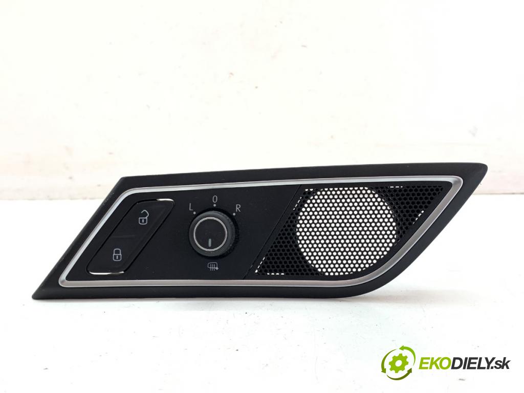 VW GOLF VII Kombi 2015 81 kW 1.6 TDI 1598 přepínač nastavení zpětných zrcátek 510959565C (Páčky pod volantem)