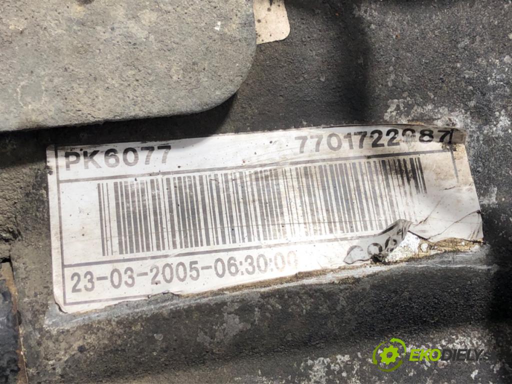 RENAULT TRAFIC II Autobus 2005 99 kW 2.5 dCi 135 (JL0D) 2463 Prevodovka PK6077 (Prevodovka)
