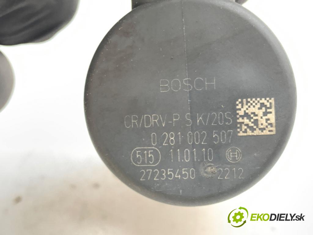 FIAT PUNTO EVO liftback 2010 55 kW 1.3 D Multijet (199AXC1A, 199BXC1A, 199AXT1A, 199BXT1A) 1248 Regulátor tlaku paliva 0281002507 (Palivový systém ostatné)