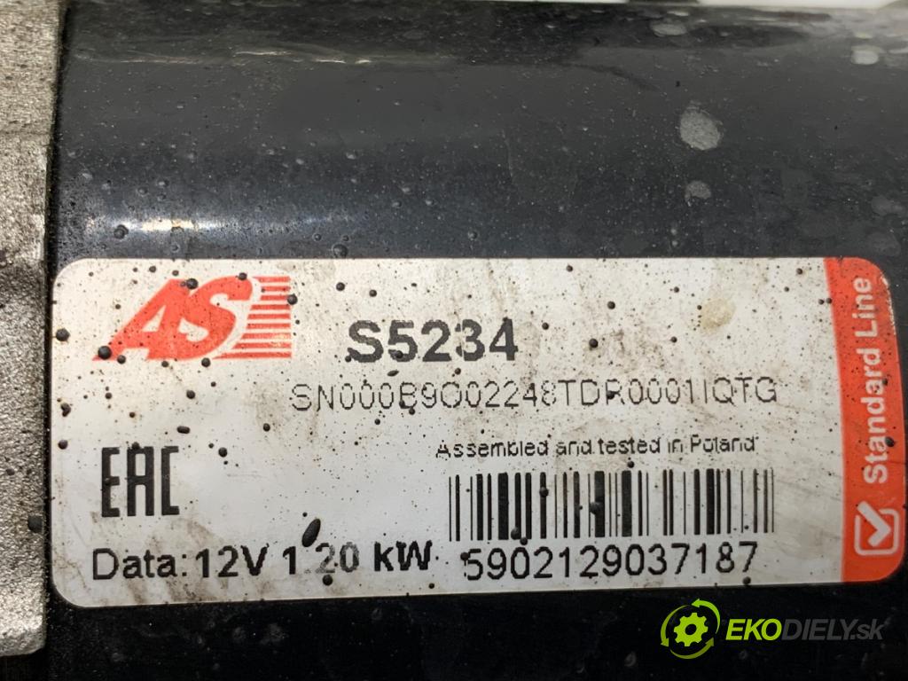 SUZUKI SX4 liftback 2007 79 kW 1.6 VVT (RW 416) 1586 Štartér  (Štartér)
