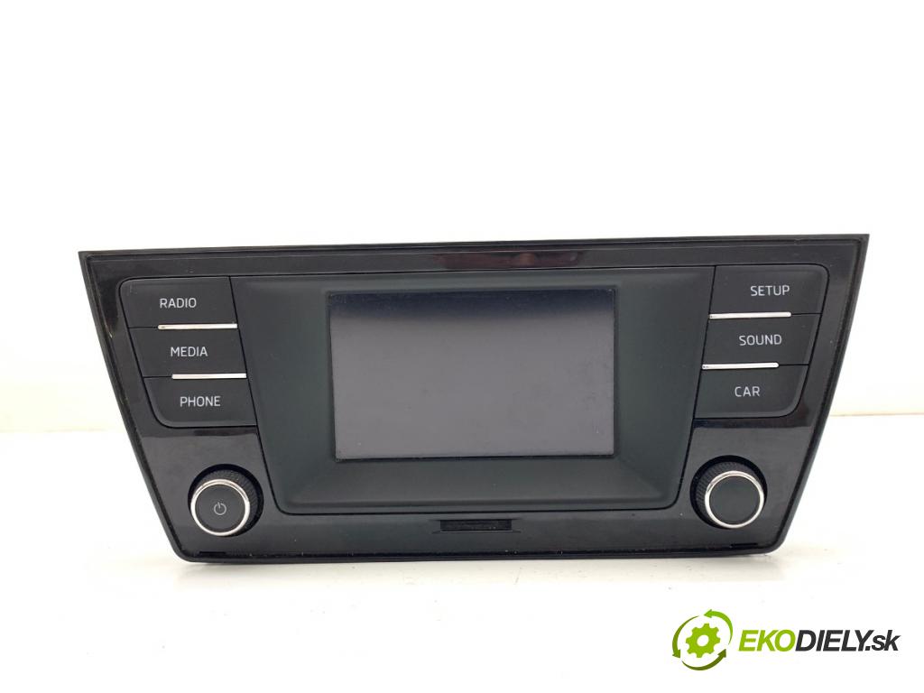 SKODA FABIA III liftback 2018 55 kW 1.0 999 RADIO 6V0035871D (Audio zařízení)
