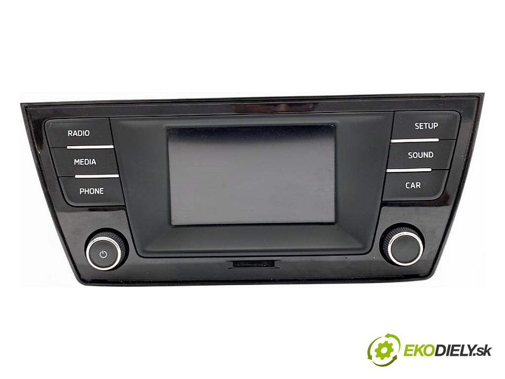 SKODA FABIA III liftback 2018 55 kW 1.0 999 RADIO 6V0035871D (Audio zariadenie)