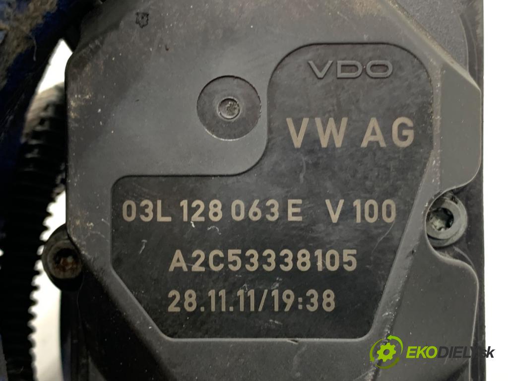 VW PASSAT CC B6 coupe 2008 103 kW 2.0 TDI 1968 Škrtiaca klapka 03L128063E (Škrtiaca klapka)