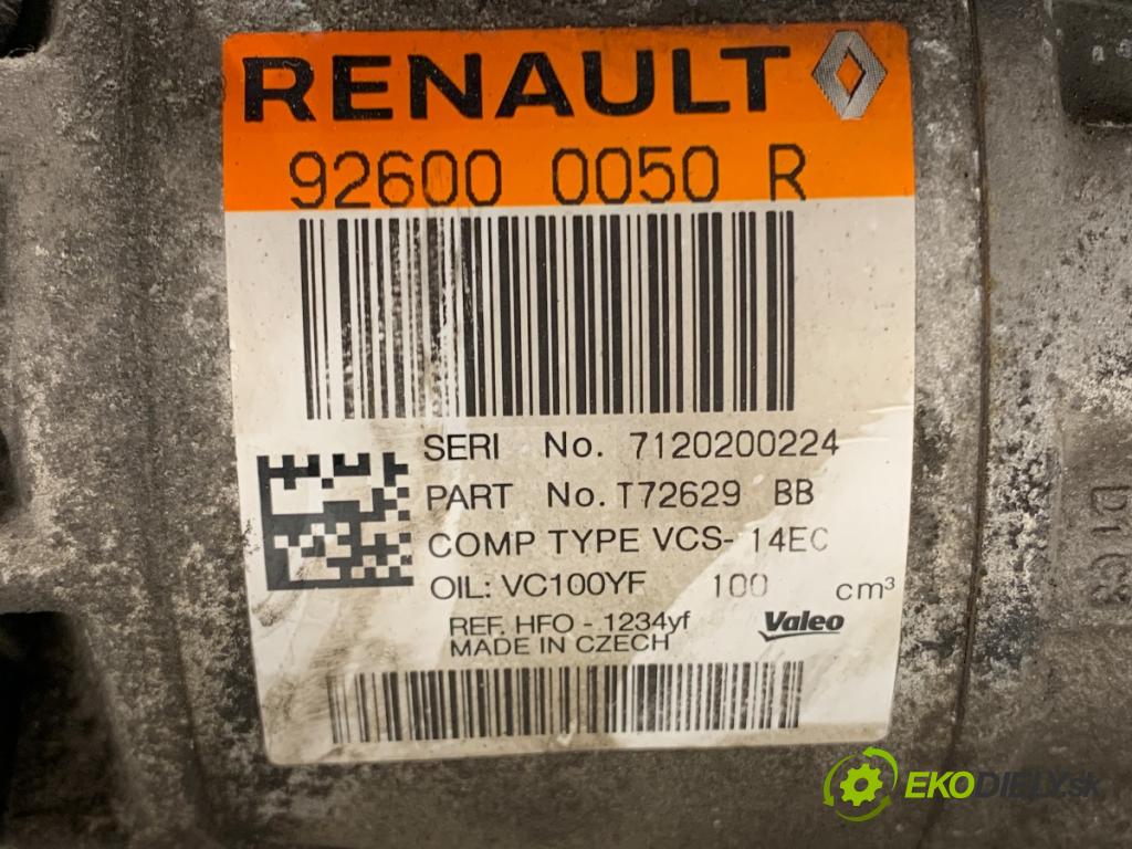 RENAULT CLIO IV liftback 2018 54 kW 1.2 16V 1149 Kompresor klimatizácie 926000050R (Kompresor klimatizácie)