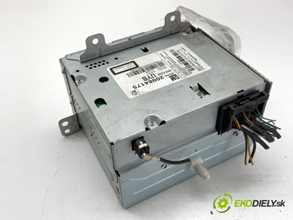 OPEL ASTRA J liftback 2010 81 kW 1.7 CDTI (68) 1686 RADIO 20984175 (Audio zariadenie)