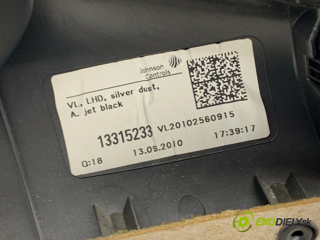 OPEL ASTRA J liftback 2010 81 kW 1.7 CDTI (68) 1686 čalúnenie Dvere ľavy predný 13315233