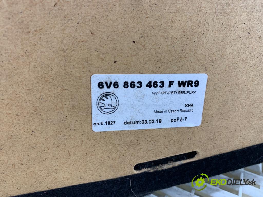 SKODA FABIA III liftback 2018 55 kW 1.0 999 KRYTINA: kufra 6V6863463F