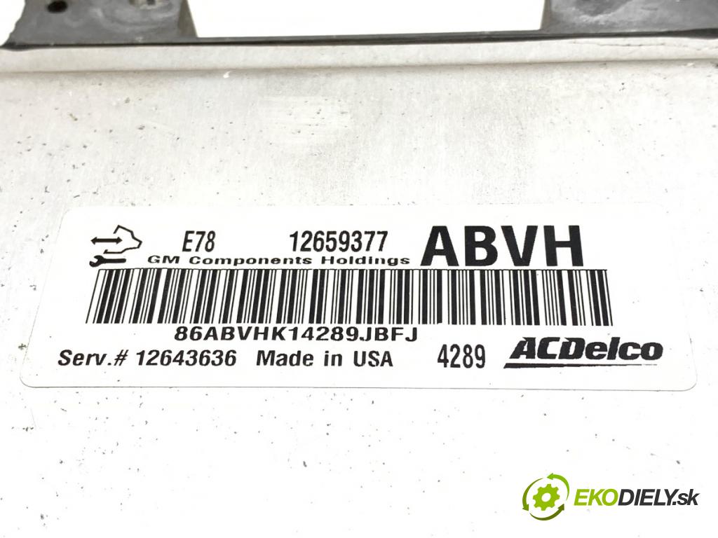 OPEL MOKKA SUV 2014 103 kW 1.4 (_76) 1364 riadiaca jednotka Motor 12659377 (Riadiaca jednotka)